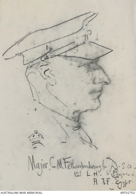 Major Cuthbert Fetherstonhaugh, by George Lambert. ART02753